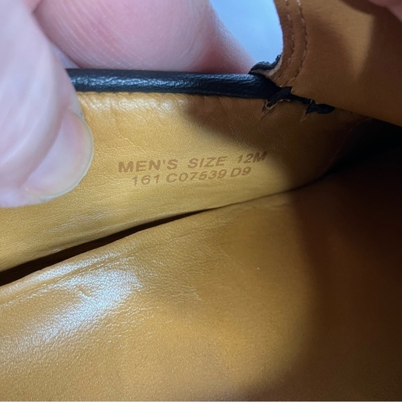 Cole Haan Nike air black leather‎ loafers size 12